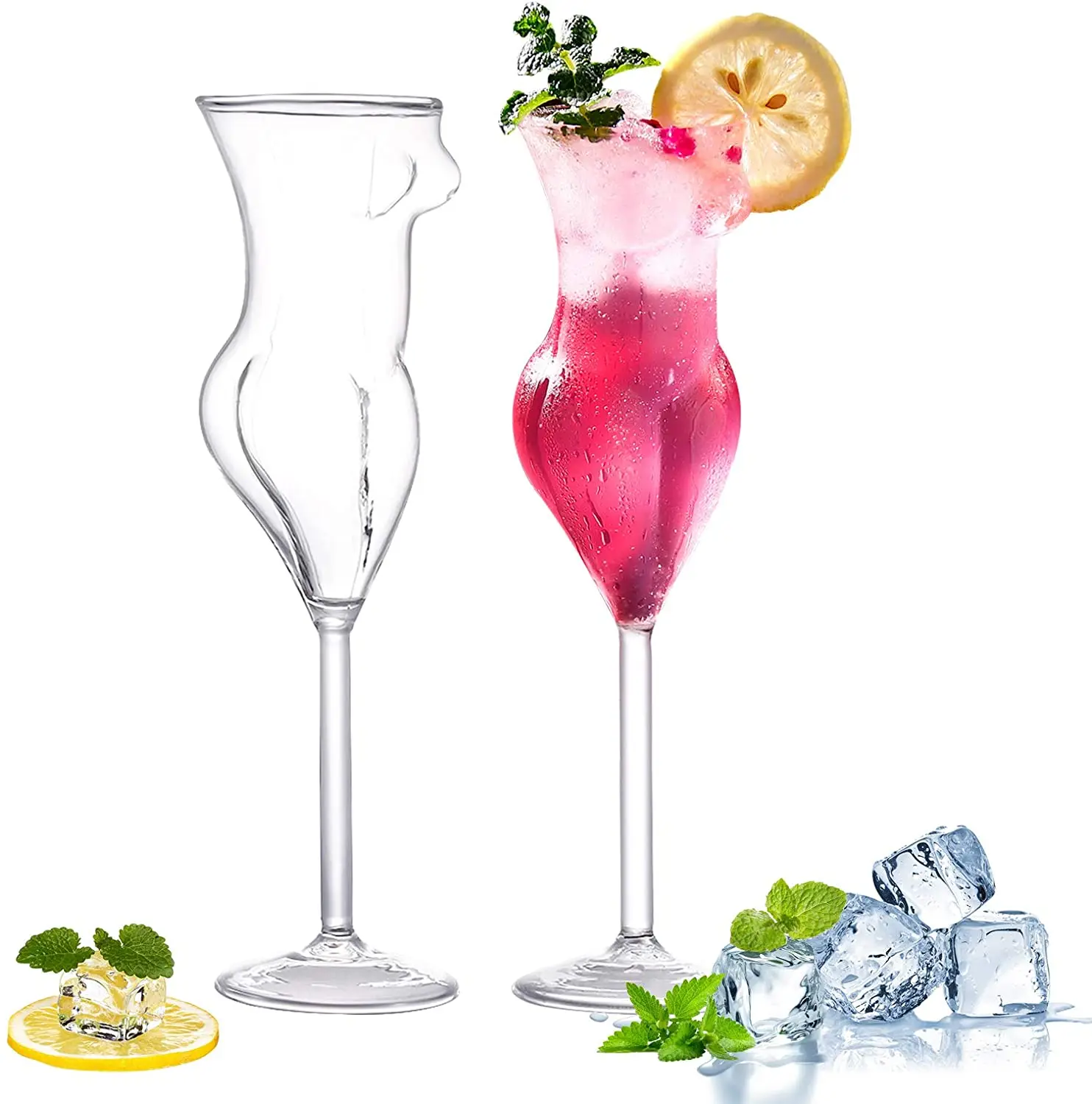 

Creative Unique Sexy Beauty Body Shaped Cup Whiskey Wine Glass Champagne Goblet for Home Party Bar