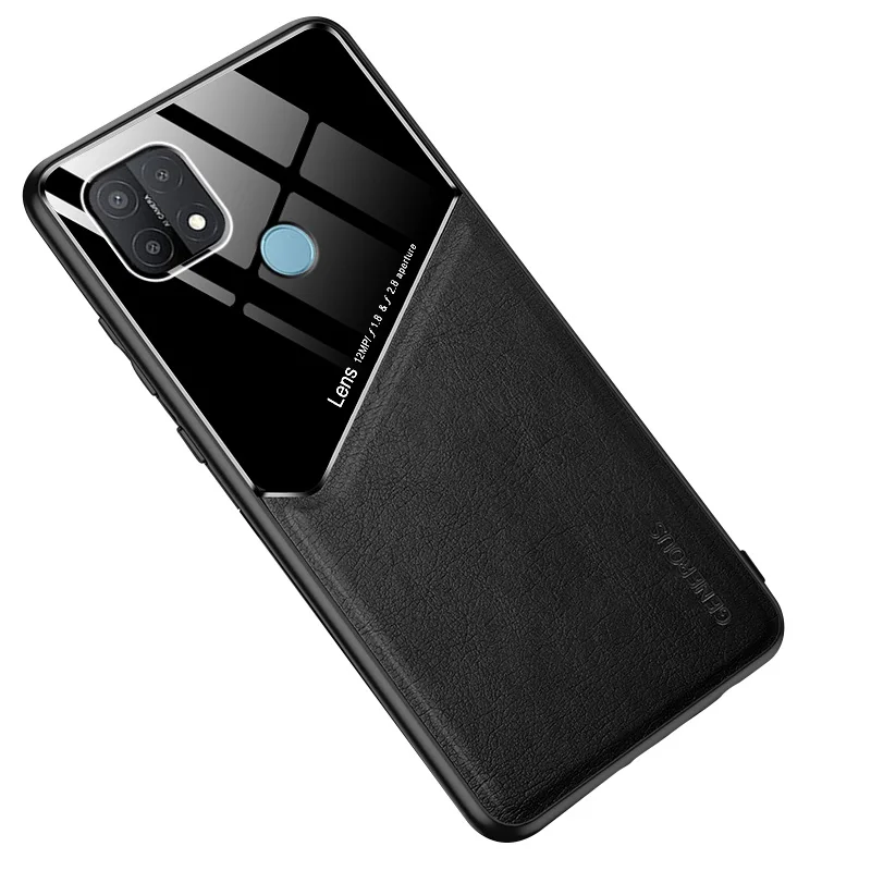 

New In Stock Len protection leather Shockproof Phone Case For OPPO A15, 5 colors