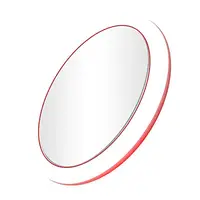 

Portable Lighted Makeup Mirror with Wireless Charger for IOS and Android Phone, Pocket Vanity Mirrors with LED Lights