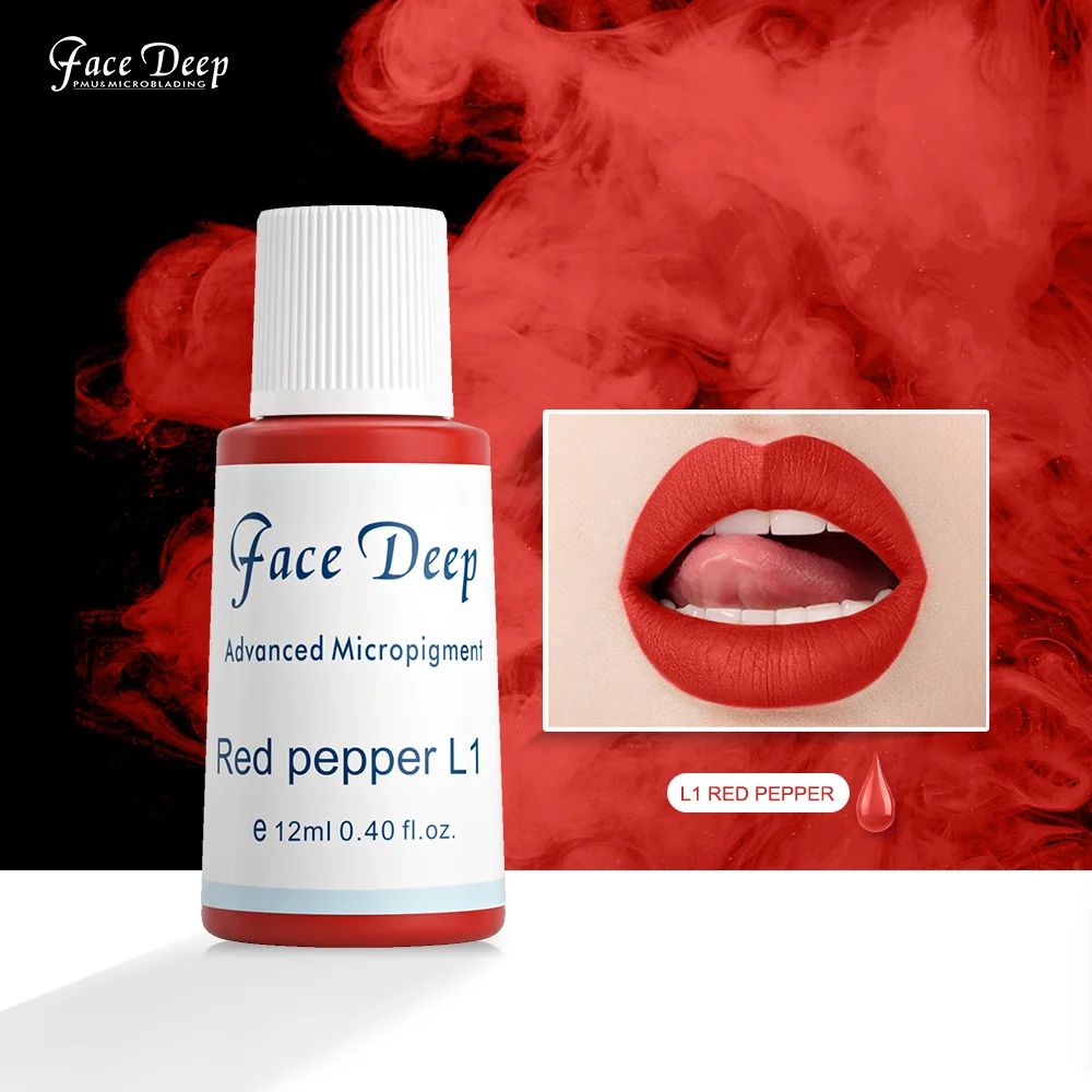 

FACE DEEP PMU Tattoo Pigment Para Microblading Private Label Lip Tattoo Ink Factory Supply