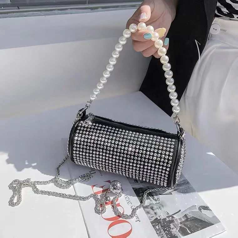 

Custom logo leather shoulder bag ladies handbag weekend night party shoulder bag ladies messenger bag, White/black/brown