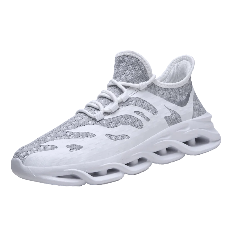 

Custom Men Running Shoes Blade Non Slip Fashion Sneakers Breathable Mesh Soft Sole Chaussur Athletic Walking Shoes, Optional