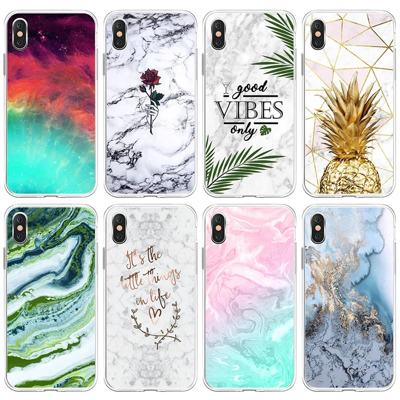 

Hight Quality Colored Marble Pattern For IPhone Pro 11 7/8/6 Case Custom Phonecase Cell Phone Cover, Customised