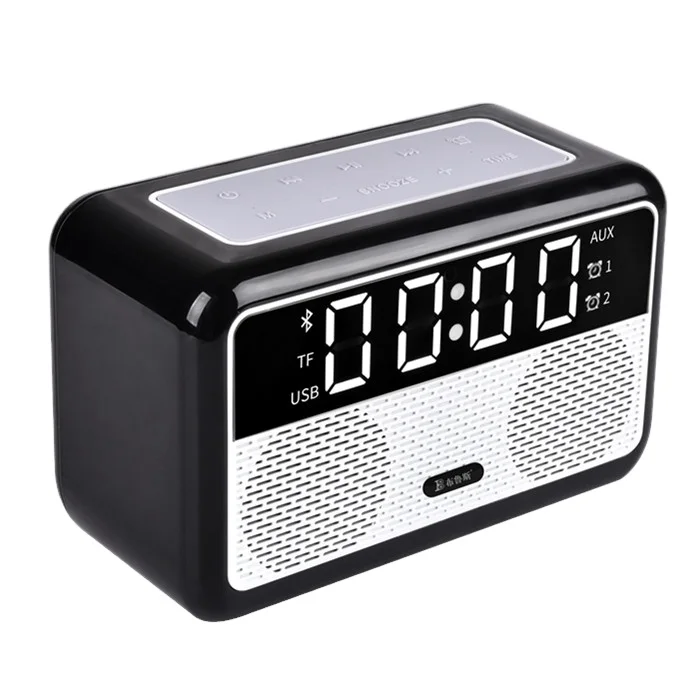 

Fashion Hot Wireless Portable Speaker16W BT USB Table Speakers FM/Clock Speakers Portable 2.0, Blue, black,white,red