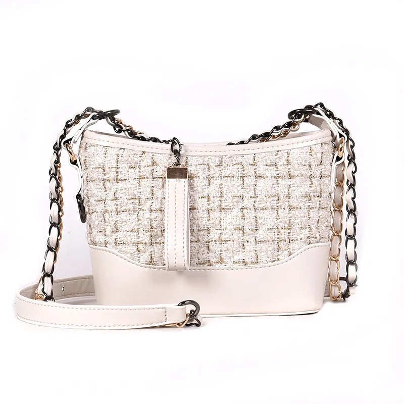 

Fashion bucket fabric handbag leisure trend Female Hand Bags casual bag style classic style designer luxury purse