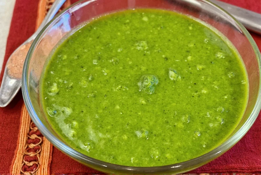 Authentic Green Chili Pepper Sauce Recipe - Ready in 30 Minutes