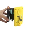 High Quality Comparable Electronic Coin Acceptor Yellow Token acceptor with LED indicator on the panel