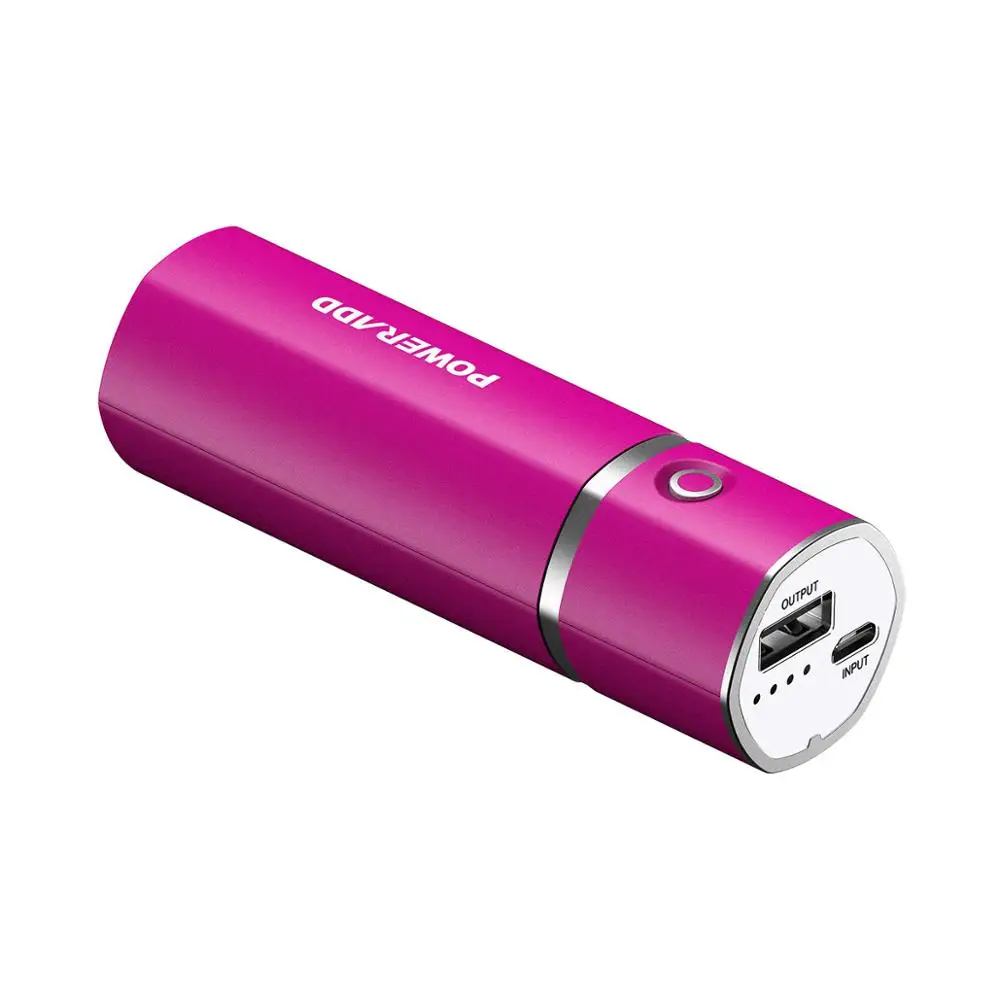 

Hot Selling Poweradd Portable Mobile Mini Power Banks 5000Mah For Suitable, Red rose
