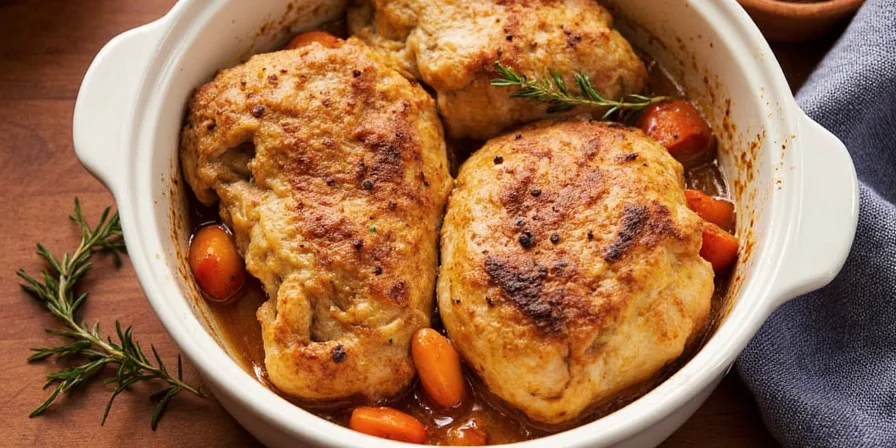 Thyme and lemon pepper rubbed chicken breast