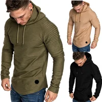 

Winter fashion style new product simple design solid color blank hemp cotton men pullover hoodie for online sale