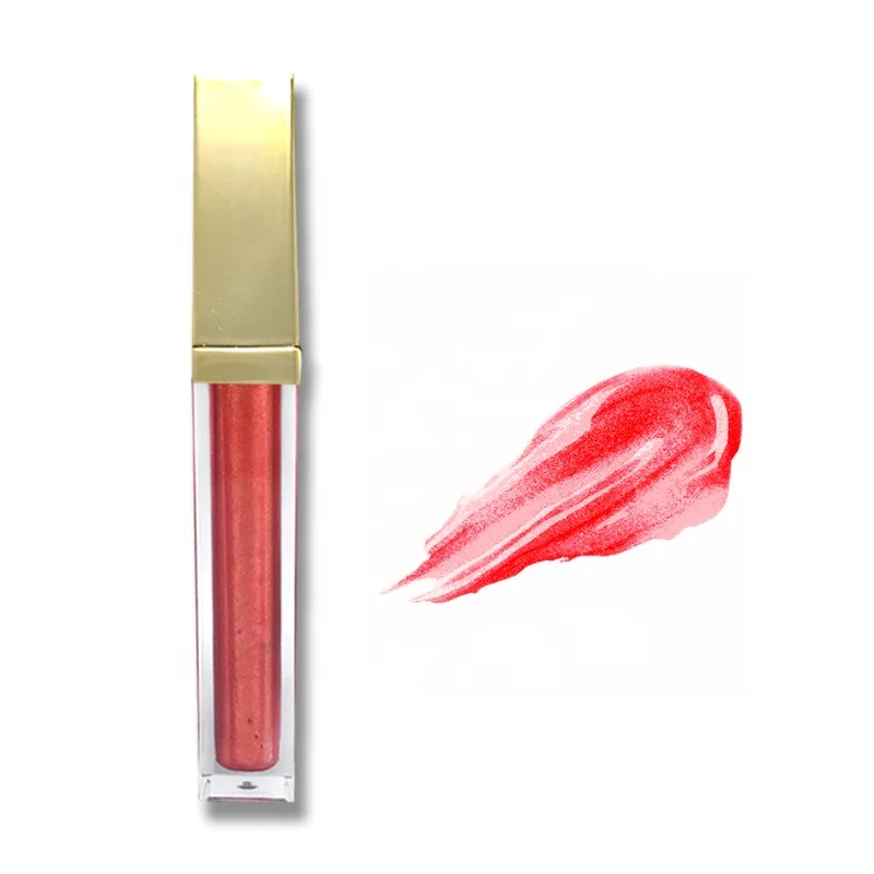 

2019 Hot sale private label glitter lipgloss wholesale, Multi-colored