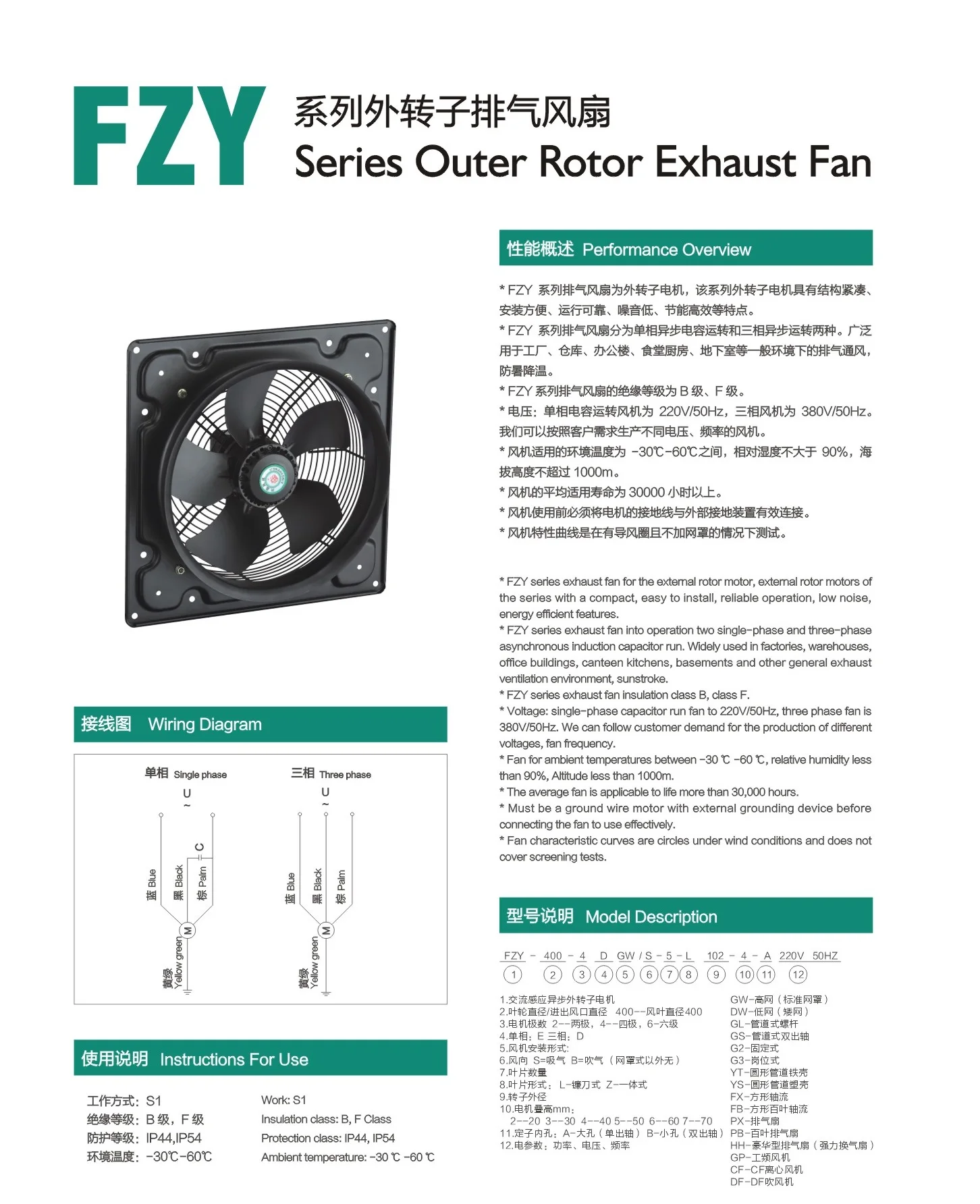 2000 Cfm Ventilasi Exhaust Fan 3 Phase Fzy Square Industrial Wall Fan 200mm Net Rotor Eksternal Axial Exhaust Fan Buy Portable Asap Knalpot Axial Fan Ventilasi Exhaust Fan Yang Kuat Exhaust