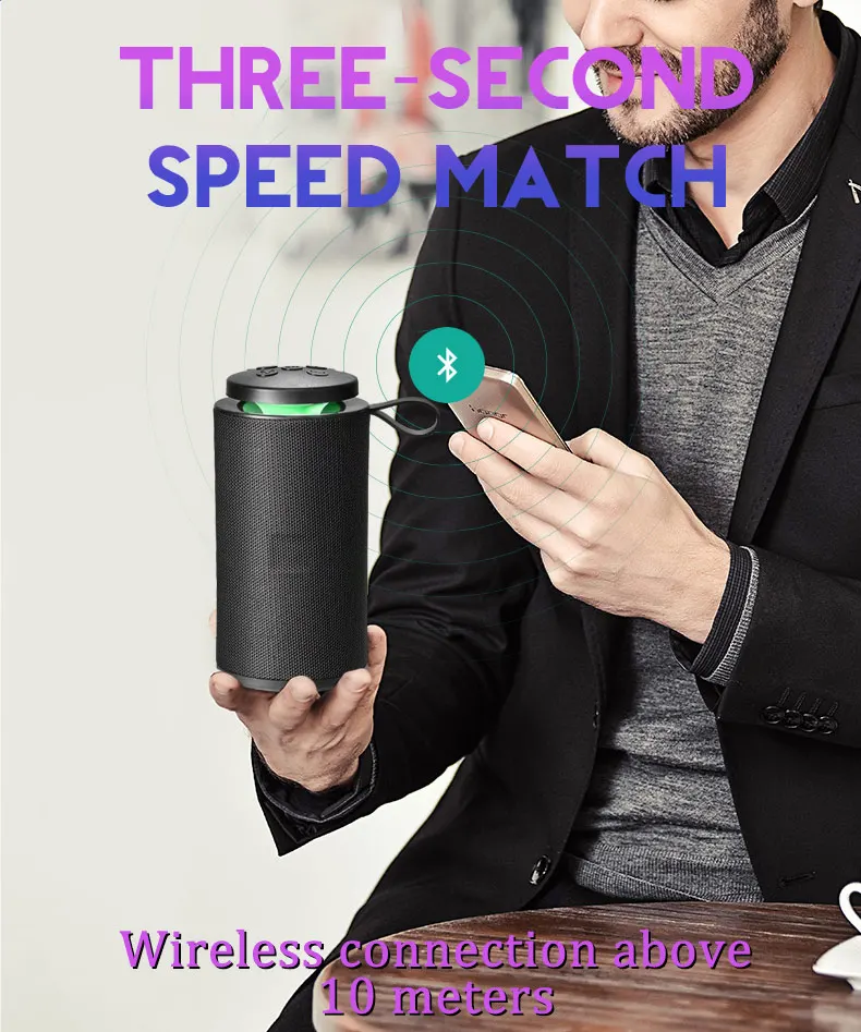 Portable Speaker Wireless 2021 New Product Factory wholesale Oem/Odm Mobile Phone Accessories Car Mini Subwoofer Dj Speaker Box - ANKUX.COM