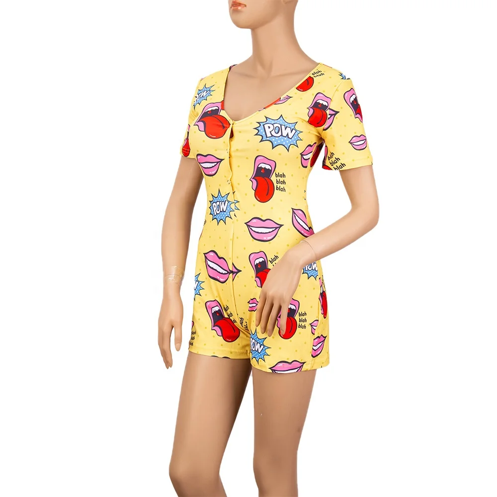 

Colory Women Short Onesie Summer Clothes 2021 Sexy Women Onesie, Picture shows