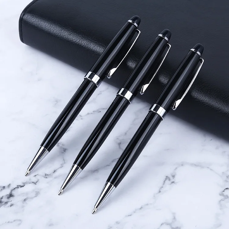 

Popular Custom Cheap office stationery metal gold ball point pen