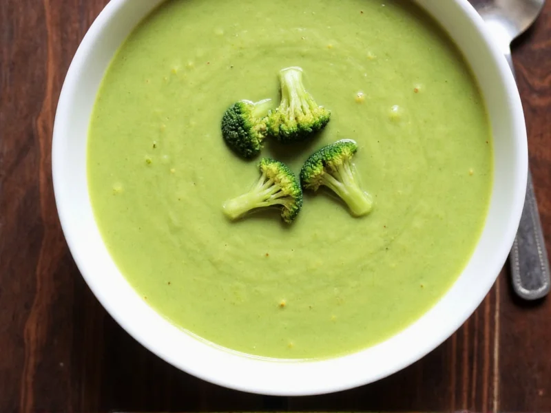 Simple Broccoli Soup Recipe: 6 Ingredients, 30 Minutes
