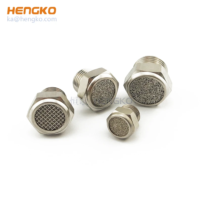 
sintered Brass stainless steel flat-top muffler 