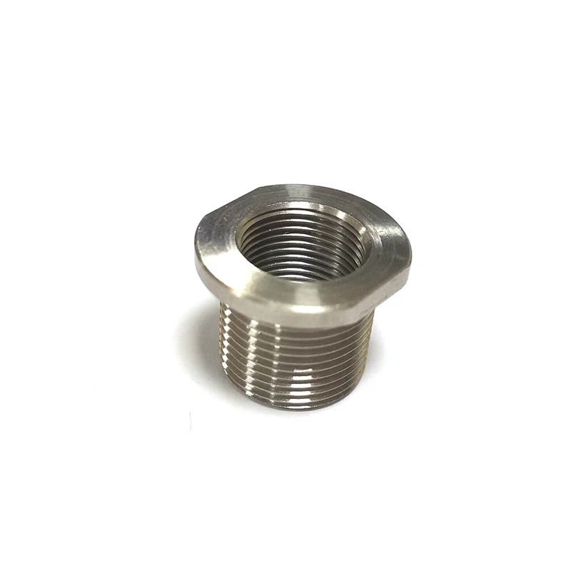 

Thread Adapter 1/2-28 ID to 5/8-24 OD Car Engine Fuel Filter Fittings Universal stainless steel Flange design