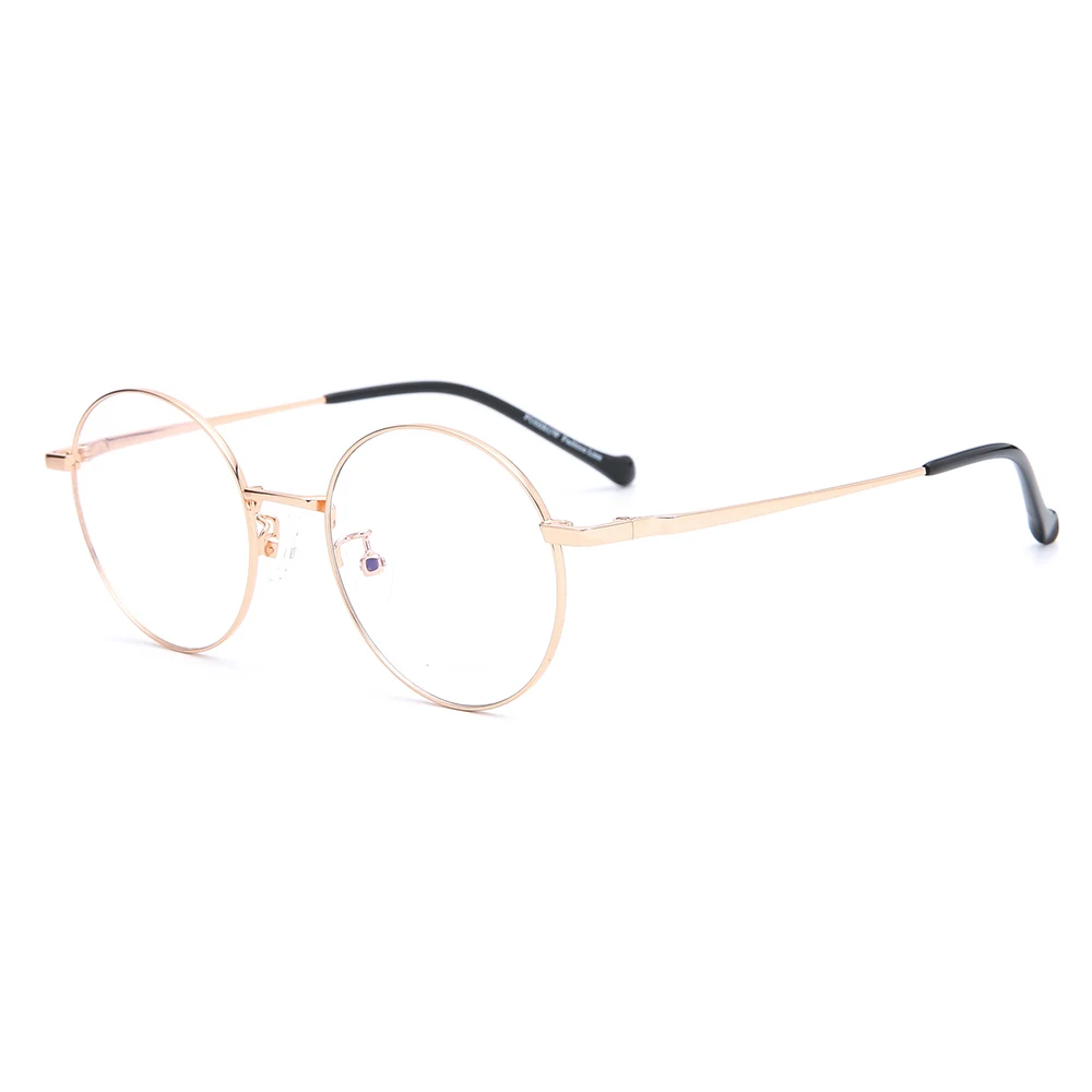 

2021 New Fashion Style Round Optical Frame Metal Eyewear High Quality Trendy Unisex In Stock