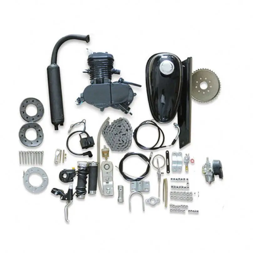 Natural 48cc/49cc/50cc/60cc/66cc/80cc petrol 2 stroke 49cc motor para bicicleta kit