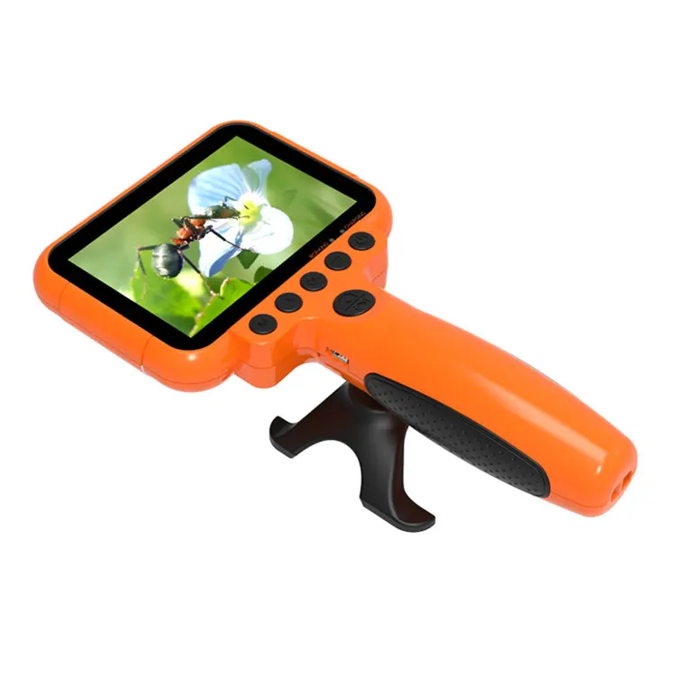 

Portable Dual Lens Magnifier Microscope Camera 3.5 inch Preschool camera for Kids