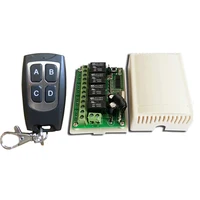 

4 Channel Wireless Remote Control Switch Transmitter Receiver 12V 433MHZ For Gate Door Smart Home