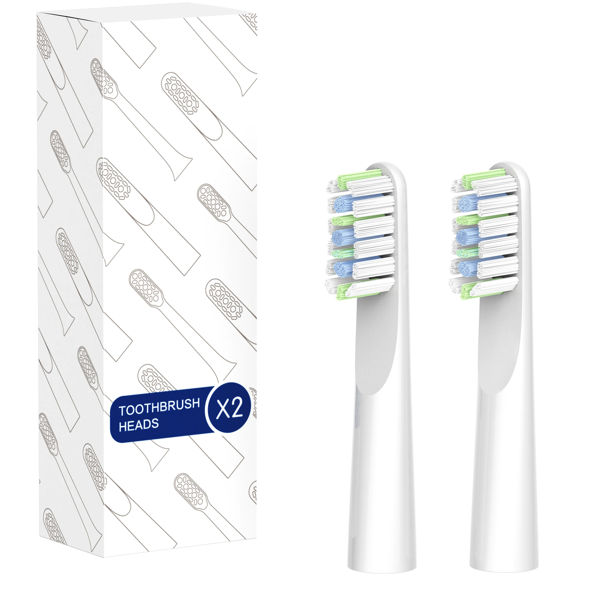 

LULA Replacement Toothbrush Heads Compatible with Electric Toothbrush