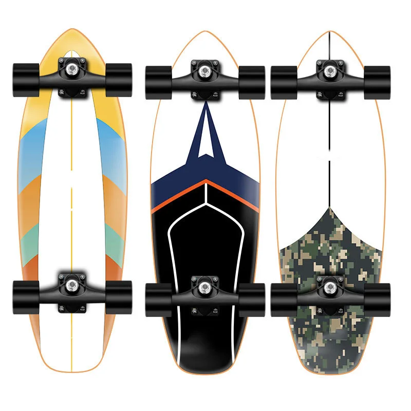 

oem longskate standard double kick waterproof cool russian maple sports equipment surfskate blks long board skateboard cheap