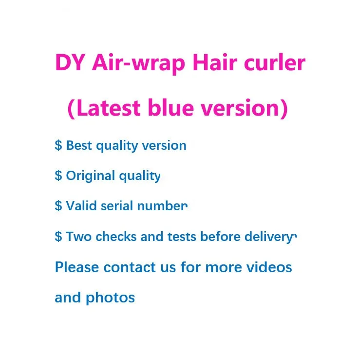 

Factory Price Best Quality Salon With Accessories Leather Case 8 Set Model Hair Curler For Dy Airwraps Complete Airwraps Styler