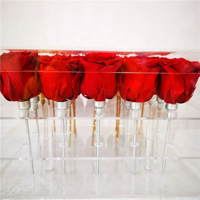 Amazon Plastic Stems 20cm Artificial Flower Stems For Acrylic Box