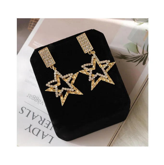 

2021 High quality star fashionable lady's earrings for the party