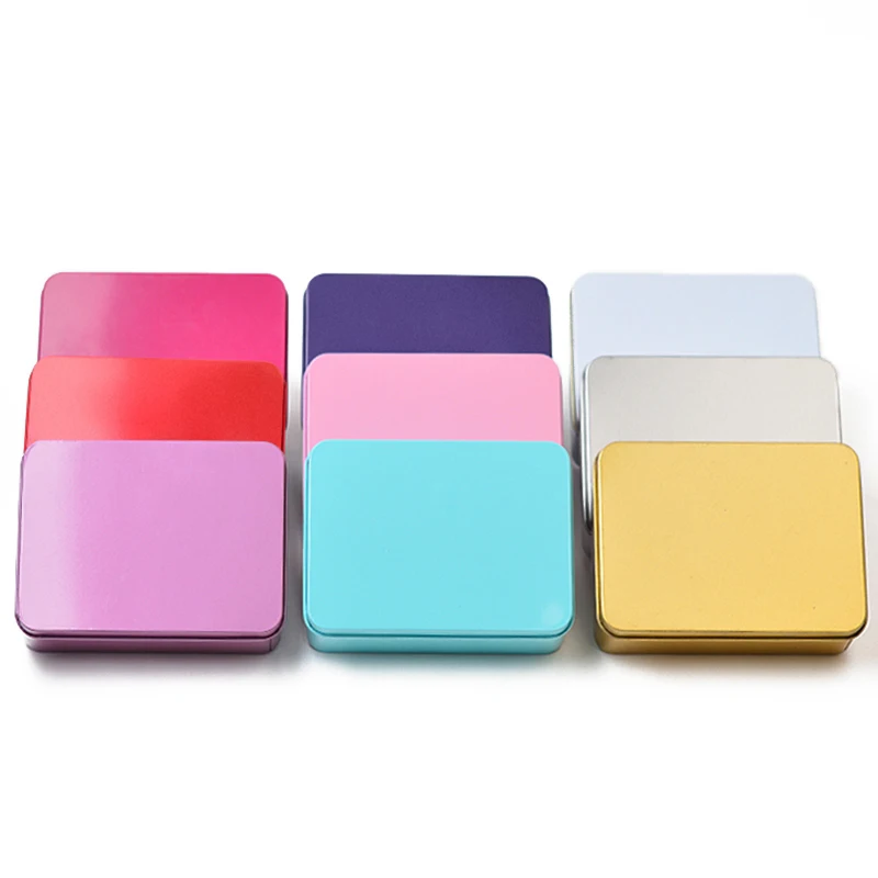 

Manufacture Rectangle Shape Tin Boxes Custom Logo Cookie Tin Boxes Customize Tin For Chocolate