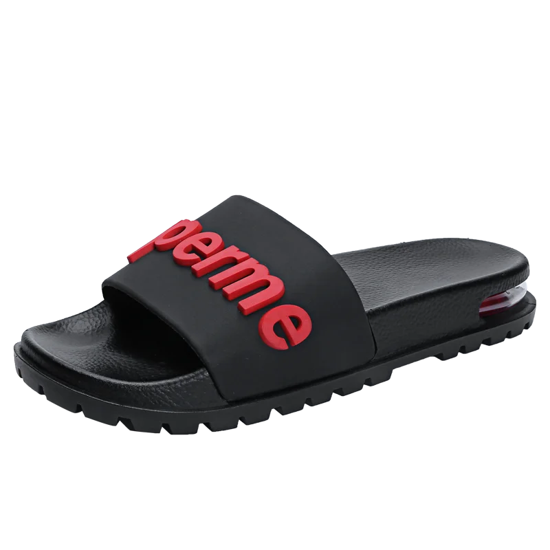 

Chinese Factory Wholesale Soft Strap Soft Sole Beach Low Quantity Stock Flip Flop Slides Slippers For Men