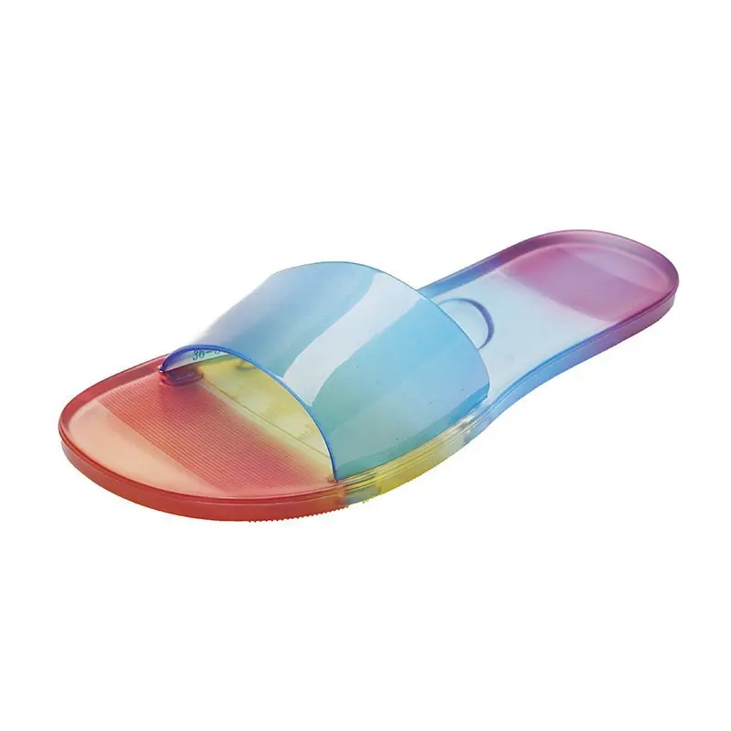 

Transparent Cute Jelly Branded Wholesale Eva Slippers Kids Women Home Slippers, White,red,apricot,green,blue