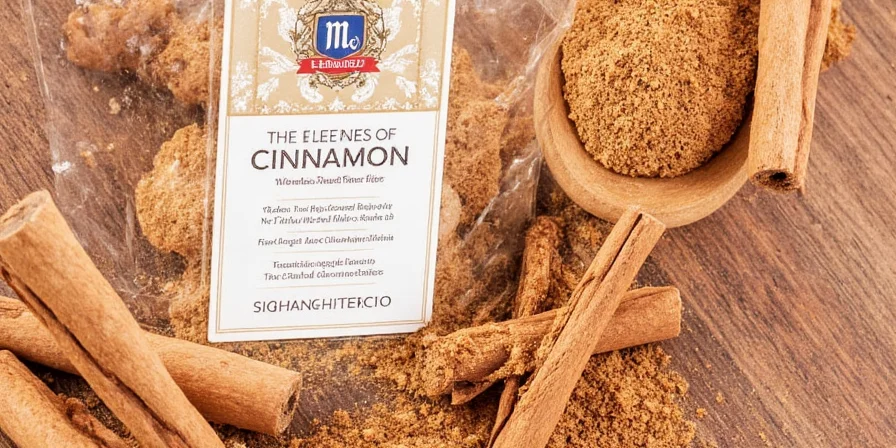 Side-by-side image of Ceylon and Cassia cinnamon sticks