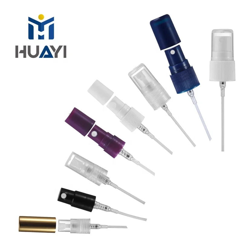 
HUAYI Sale 11mm 12mm 13mm 14mm 15mm 18mm 20mm 24mm 28mm Aluminum plastic perfume pump cosmetic fine mist sprayer 