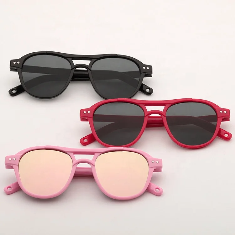 

DOISYER 2020 luxury wholesale designer uv protection kids sunglasses for little girls