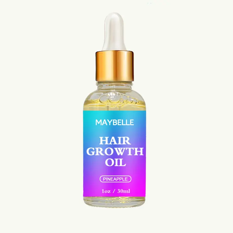 

Customize Biotin Organic Hair Soften And Shining Fruit Scent Hair Growth Oil For Hair Growth Private label