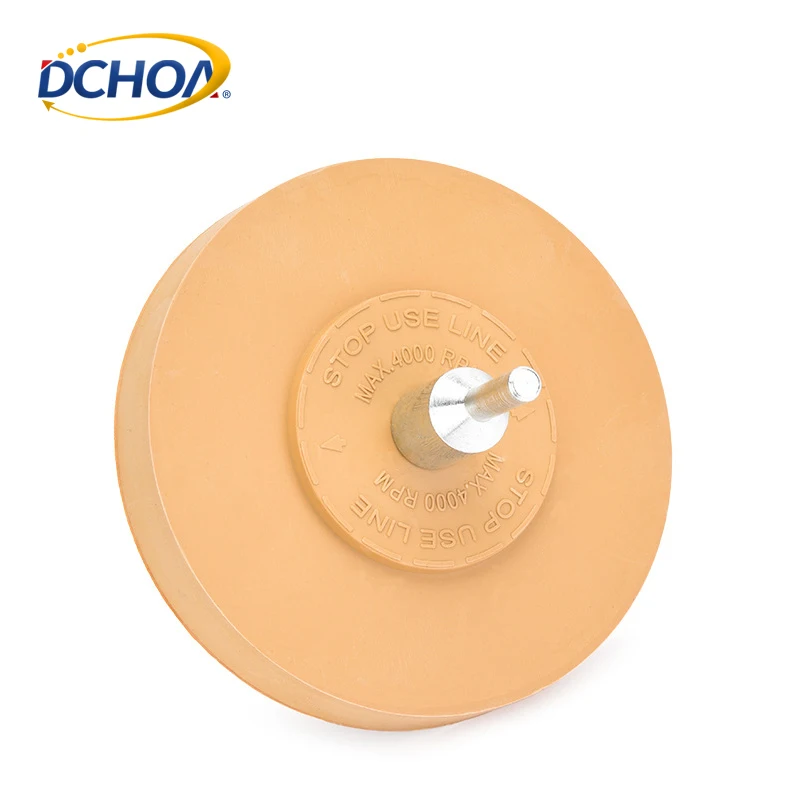 

DCHOA 4inch Eraser Wheel Auto Rubber Disc Rubber Pad Decal Removal Eraser Wheel