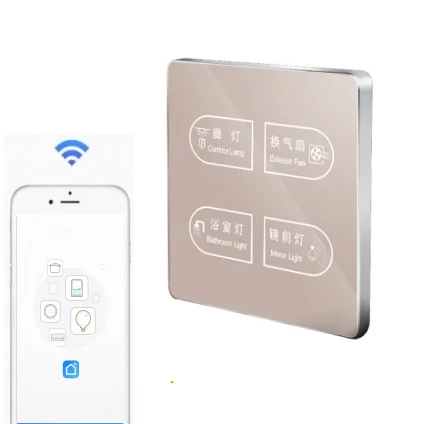 Zigbee Switch Wall WIF Smart Touch Switch APP Control Smart Home