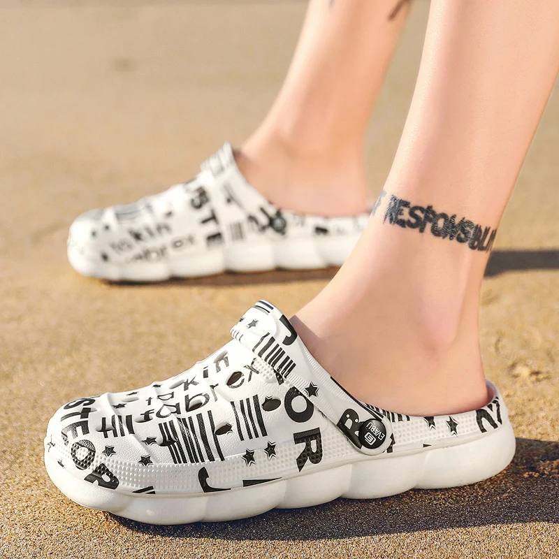 

Wholesale Outdoor High Quality Slip On Sandals Fashion 2020 Men'S Plateform Shoes Croc Clogs Flip Flops Slippers For Men Women