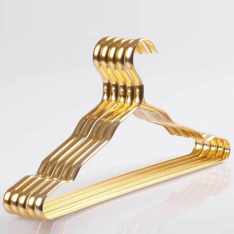 

Wholesale Flexible Space Saving Cloth Hanger, Golden,rose gold,silvery