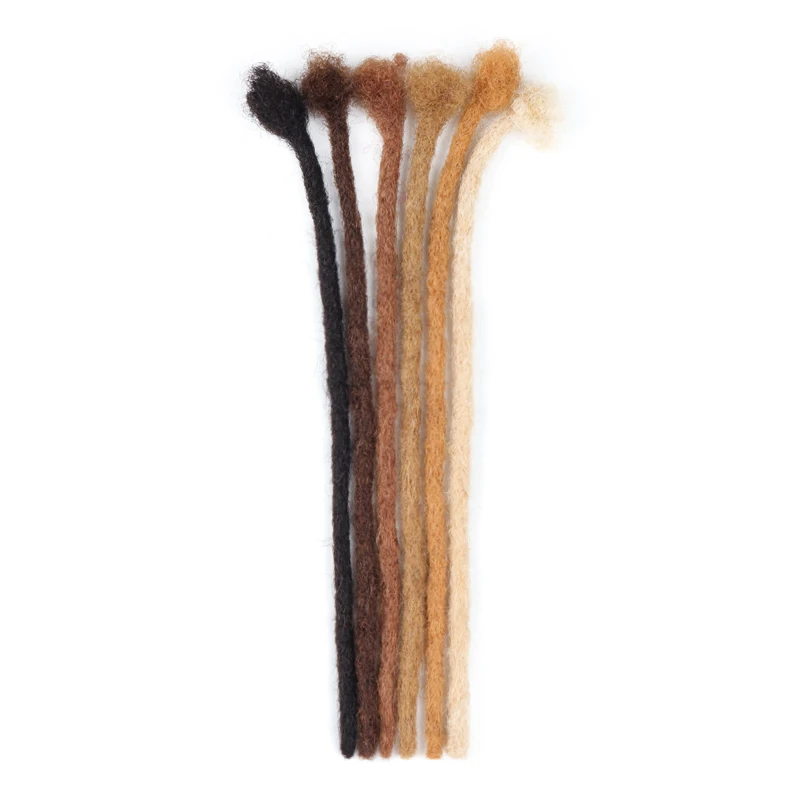 

VAST human dreadlocks extension loc extensions 0.4cm 0.6cm 0.8cm afro kinky human hair dreadlocks for sale