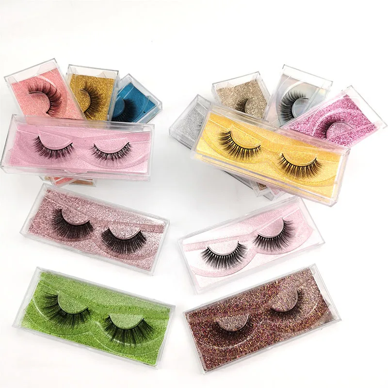 

Eyelashes Invisible Strip Eyelash 3D Faux Mink Bandless Wholesale Lashes Private Label Lash Stuff Pestaas Naturales Fur 1 Pair