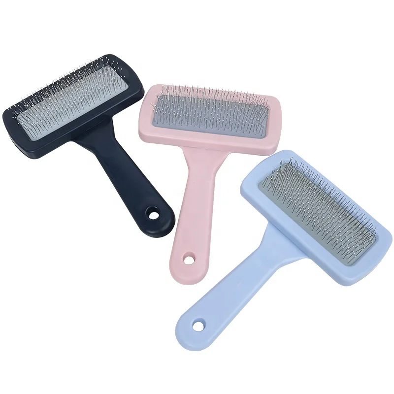 

Factory Wholesale Portable Cheap Cat Wire Grooming Slicker Brush Pet Pin Brush For Dogs And Cats