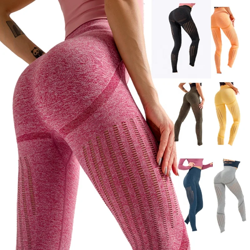 

OEM custom sport Women high waisted printed leggings wholesale fitness yoga pants gym leggings, 3 colors