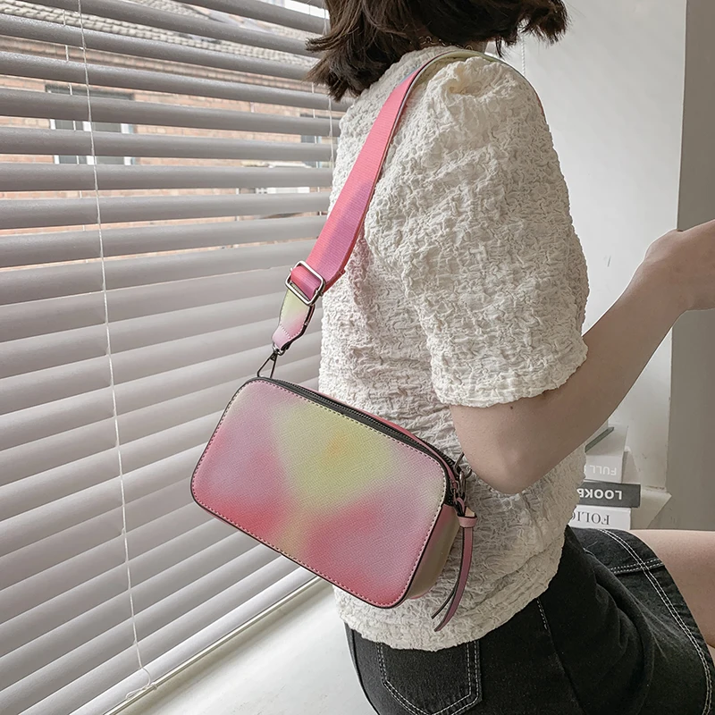 

Dropshipping 2022 New Arrivals Trending Tie Dye Fashion Women Hand Bags and Purses, As picture