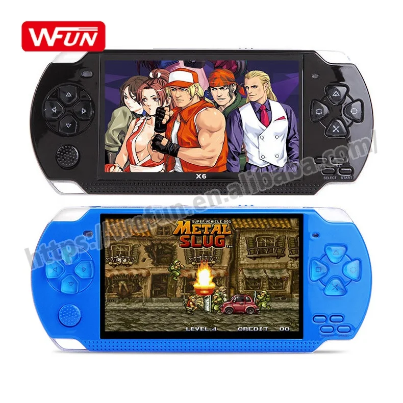 
Updated Portable X6 Real 8GB Handheld Game Players 32/64/128 Bit Games Console For PSP Games  (62300969370)