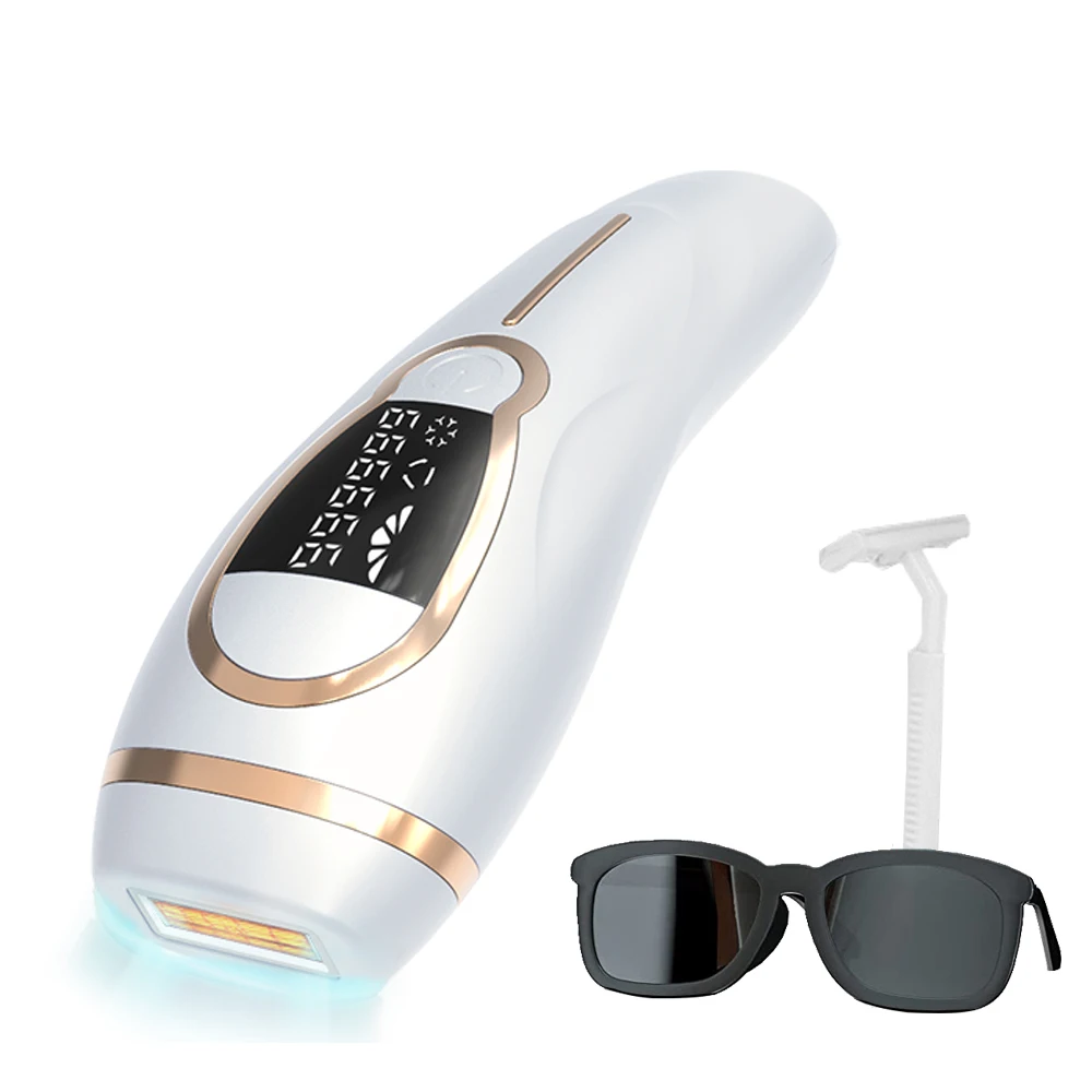 

Mini Beauty IPL Hair Remover Armpit Portable Epilator Removal Device Depiler Machine Painless Depilator At-Home Laser Depilation, White