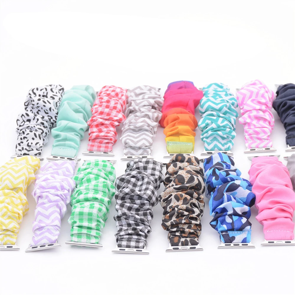 

New arrival Popular scrunchie watch band strap for Apple watch band 38mm 42mm